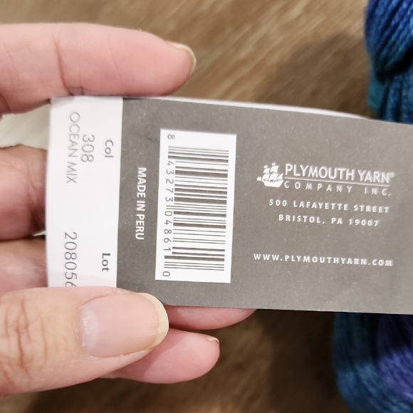 Plymouth Yarn Reserve Sport Blue Yarn - Picture 6 of 6